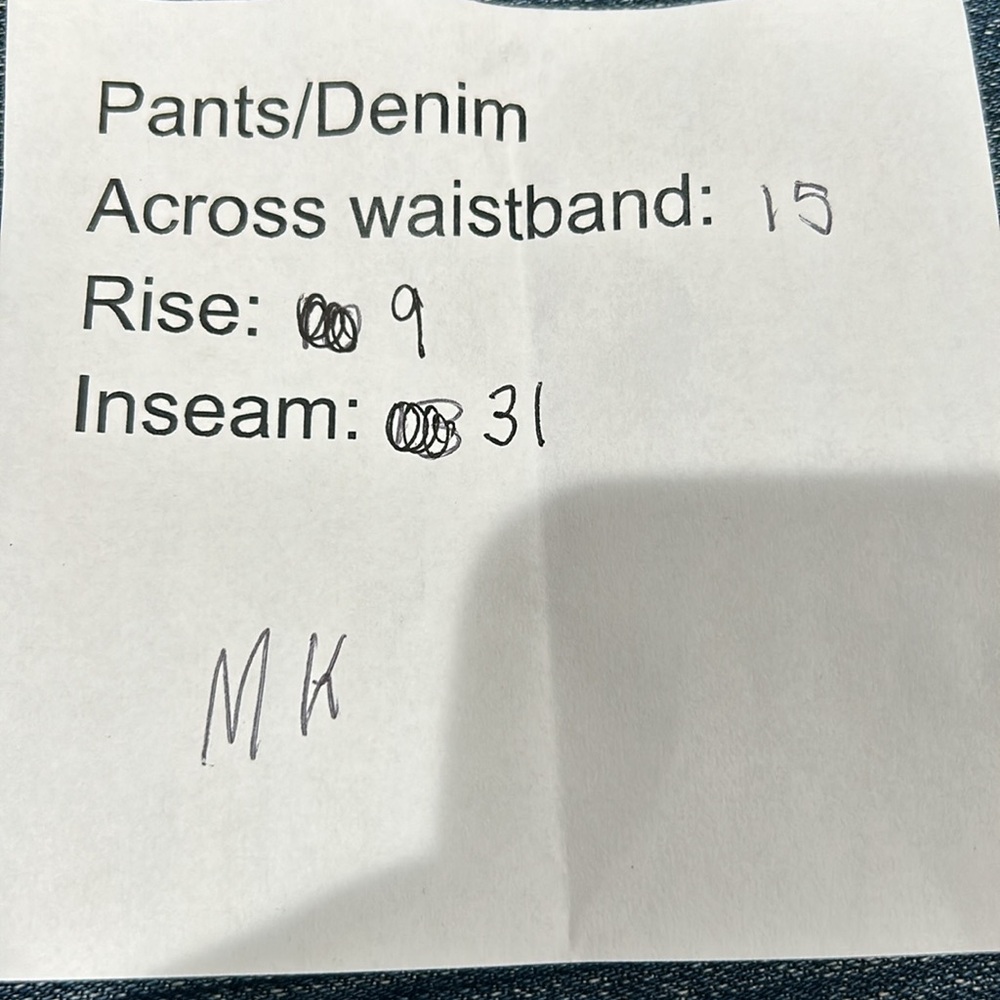 Michael Kors Women’s Jeans Sz 4 Wide Leg Cotton Medium Wash High Rise Pa… - Picture 9 of 14